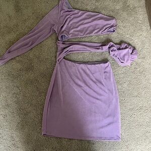 Lucy in the Sky - Purple One-Shoulder Dress